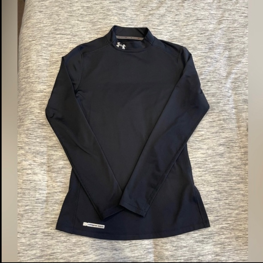 Under Armour Active Cold Gear Fitted Mock Neck Long Sleeve Women’s Top